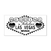 Hochzeit in Las Vegas Gummistempel (Prägung)