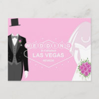 Hochzeit in Las Vegas, in einem Smoking und in ein