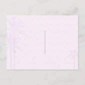 Hochzeit in Las Vegas Nevada Save the Date Ankündigungspostkarte (Rückseite)