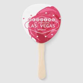 Hochzeit in Las Vegas Set der Fans Fächer