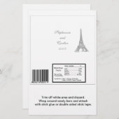 Hochzeit in Paris Hershey's Large Bar Wrapper (Vorne/Hinten)