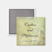 Hochzeit in Pisa Magnet Gefallen (Vorderseite/Rückseite)
