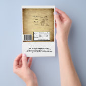 Hochzeit in Rom Hershey's Large Bar Wrapper Flyer (Handgriff)