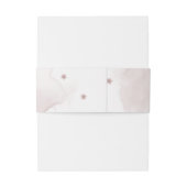 Hochzeit in Rosa-Lila-Bordeaux Einladungsbanderole (Rückseitenbeispiel)