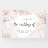 Hochzeit in Rosa-Orchideen Banner (Horizontal)