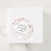 Hochzeit in Rosa-Orchideen Geschenkanhänger (Beispiel)