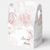 Hochzeit in Rosa-Orchideen Geschenkschachtel (Geöffnet)