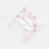 Hochzeit in Rosa-Orchideen Serviette (Ecke)