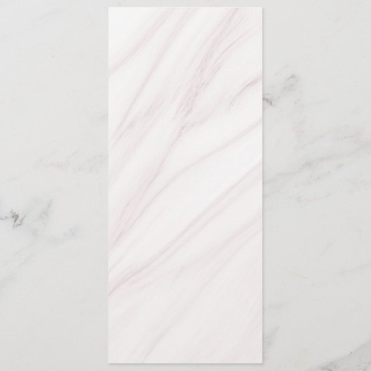 Hochzeit in Rosa und Schwarz Menükarte (Rückseite)