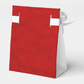 Hochzeit in Rot und Weiß Geschenkschachtel (Rückseite)