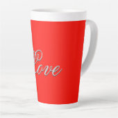 Hochzeit in Roter Liebe Milchtasse (Rechte Ecke)