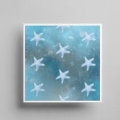 Hochzeit in tiefblauem Meer Serviette