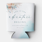 Hochzeit in Urlaubsort am Strand Dosenkühler (Vorderseite)