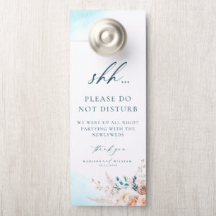 Hochzeit in Urlaubsort am Strand Türanhänger