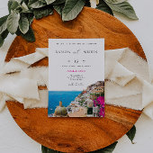 Hochzeit in Urlaubsort Amalfi Einladung