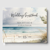 Hochzeit in Urlaubsort an der Küste Gästebuch (Vorderseite)