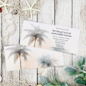 Hochzeit in Urlaubsort Beach Tropical Island Palm Einladung