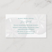 Hochzeit in Urlaubsort Beach UAWG Custom Begleitkarte (Vorderseite)