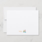 Hochzeit in Urlaubsort Beach Windsurfing RSVP Card (Rückseite)