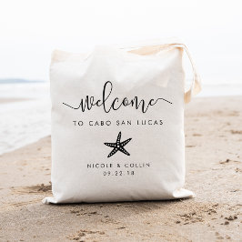 Hochzeit in Urlaubsort Begrüßungsbeutel | Starfish Tragetasche