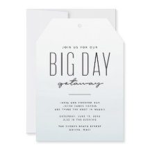 Hochzeit in Urlaubsort Blau Aquarell Spaß