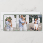 Hochzeit in Urlaubsort Boarding Pass Flugzeug Tick Einladung (Rückseite)