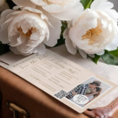 Hochzeit in Urlaubsort Boarding Pass Flugzeug Tick Einladung