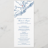 Hochzeit in Urlaubsort der Marine Charleston South Programm (Vorderseite)
