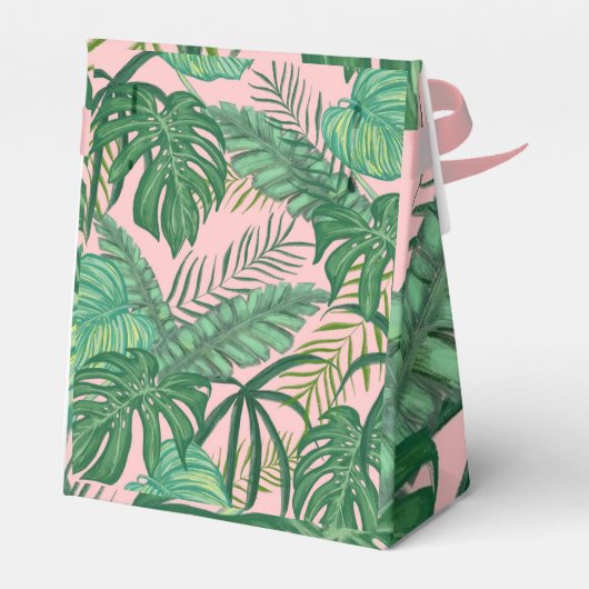 Hochzeit in Urlaubsort der tropischen exotischen R Geschenkschachtel (Rückseite)