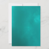 Hochzeit in Urlaubsort des einfachen Sommers Save The Date (Rückseite)