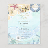 Hochzeit in Urlaubsort des tropischen Küstenstrand Flyer (Vorne)