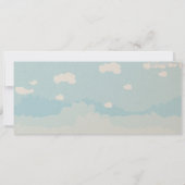 Hochzeit in Urlaubsort Einladung und UAWG (Rückseite)