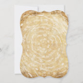 Hochzeit in Urlaubsort Floral Garland Paris Einladung (Rückseite)