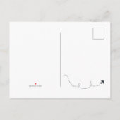 Hochzeit in Urlaubsort Florida Ankündigungspostkarte (Rückseite)