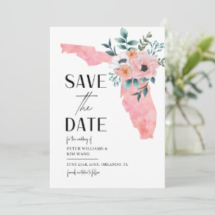Hochzeit in Urlaubsort Florida Save The Date