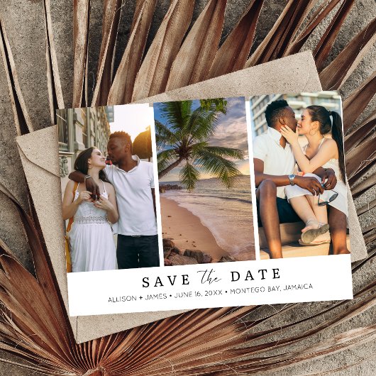 Hochzeit in Urlaubsort Foto Save The Date