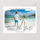 Hochzeit in Urlaubsort Foto Save the Date (Vorderseite)