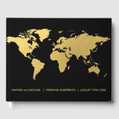 Hochzeit in Urlaubsort Gästebuch | bearbeitbare Fa (Vorderseite)