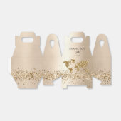 Hochzeit in Urlaubsort Gold World Map Beach Advent Geschenkschachtel (Ungefaltet)