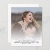 Hochzeit in Urlaubsort Informationskarte (Vorne/Hinten)