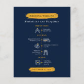 Hochzeit in Urlaubsort Interaktive Foto Programmka (Rückseite)