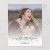 Hochzeit in Urlaubsort Interaktive Foto Programmka (Vorderseite)