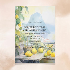 Hochzeit in Urlaubsort Italien Capri Cinque Terre Einladung