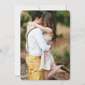 Hochzeit in Urlaubsort Italien Foto Einladung (Rückseite)