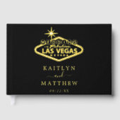 Hochzeit in Urlaubsort Las Vegas Gästebuch (Vorderseite)