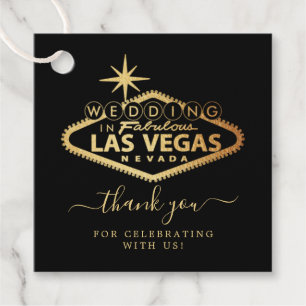 Hochzeit in Urlaubsort Las Vegas Geschenkanhänger