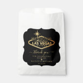 Hochzeit in Urlaubsort Las Vegas Geschenktütchen (Vorderseite)