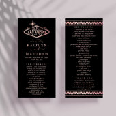 Hochzeit in Urlaubsort Las Vegas Programm