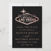 Hochzeit in Urlaubsort Las Vegas Save The Date (Vorderseite)