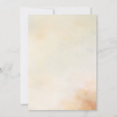 Hochzeit in Urlaubsort Paris Eiffel Tower Frankrei Einladung (Rückseite)